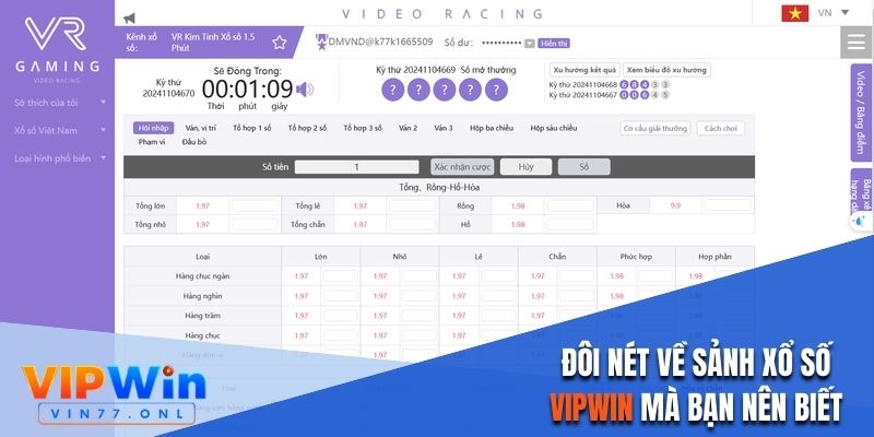 Đôi nét về sảnh xổ số Vipwin mà bạn nên biết