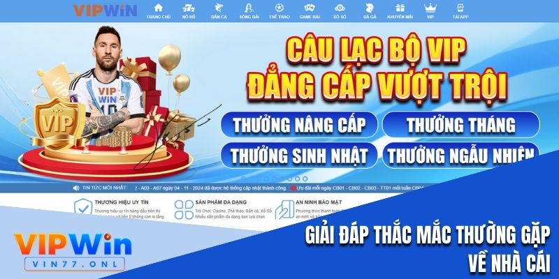 Giải đáp thắc mắc thường gặp về hệ thống nhà cái