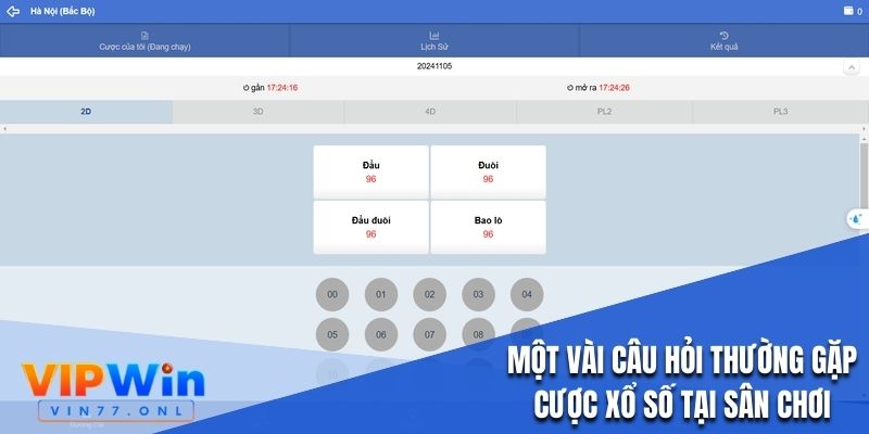 Một vài câu hỏi thường gặp khi cược xổ số tại sân chơi