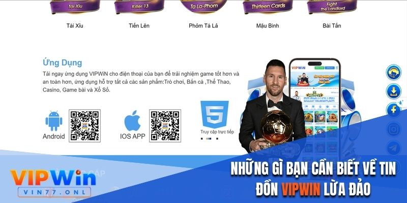 Những gì bạn cần biết về tin đồn Vipwin lừa đảo